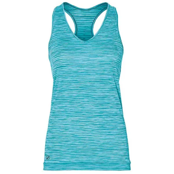 Tricou pentru femei Asics Fuzex layering 100% poliester/ Blue photo 1