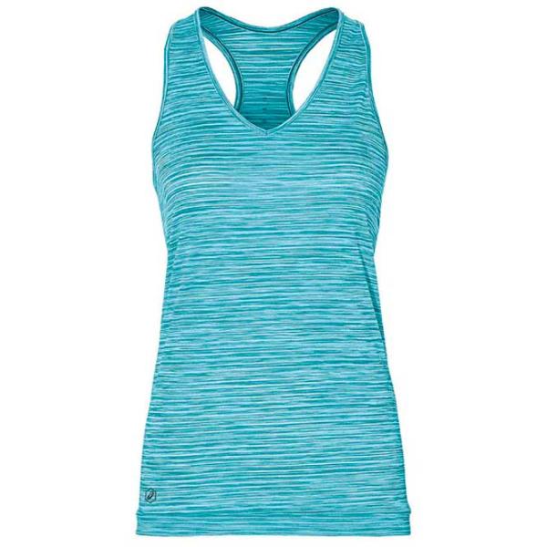 Tricou pentru femei Asics Fuzex layering 100% poliester/ Blue photo 1