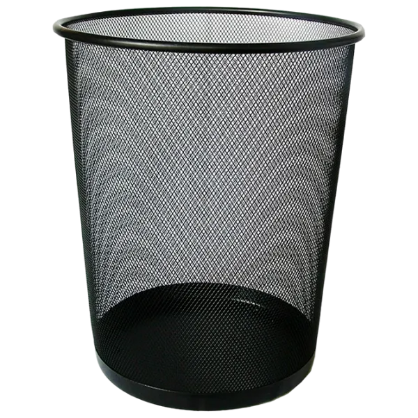 Coș de gunoi Xenos Mesh Metal/ Black photo 1 Coș de gunoi Xenos Mesh Metal/ Black photo 1