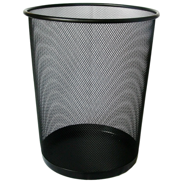 Coș de gunoi Xenos Mesh Metal/ Black photo 1 Coș de gunoi Xenos Mesh Metal/ Black photo 1