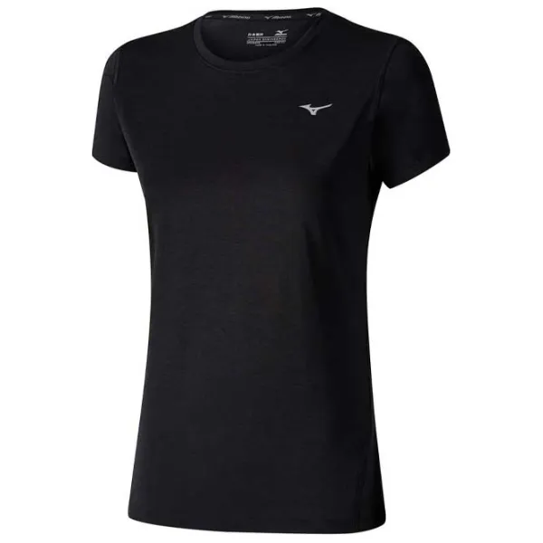 Tricou pentru femei Mizuno Impulse Core Tee 100% poliester/ Black photo 1
