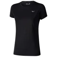 Tricou pentru femei Mizuno Impulse Core Tee 100% poliester/ Black
