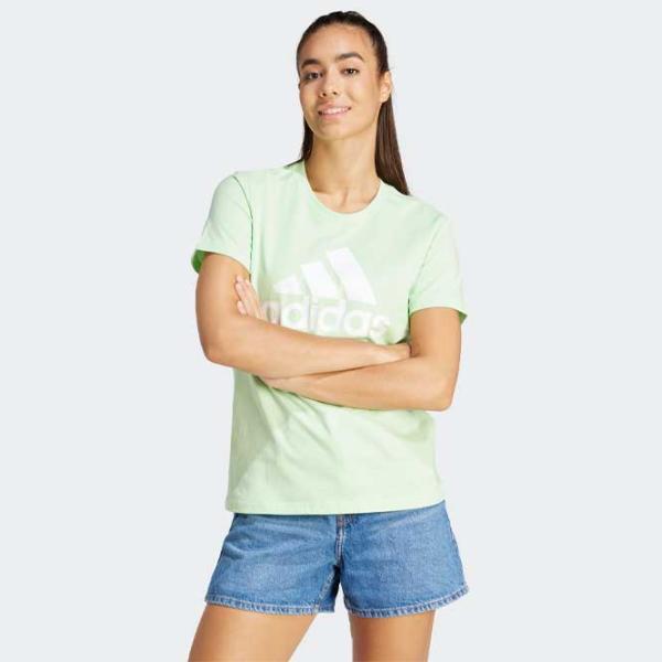 Tricou pentru femei Adidas ADIR5409 100% bumbac/ Apple Green photo 2