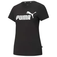 Tricou pentru femei Puma Ess Logo Tee 100% bumbac/ Black
