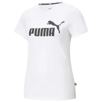 Футболка для женщин Puma Ess Logo Tee 100% хлопок / Белый