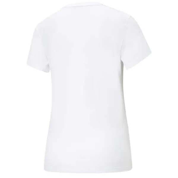 Футболка для женщин Puma Ess Logo Tee 100% хлопок / Белый photo 2