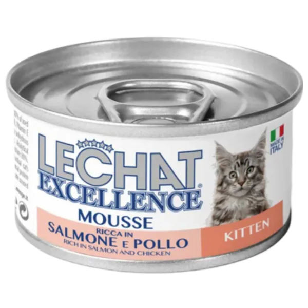 Корм для кошек влажный Monge LeChat Excellence M06096 0.085 г/ Лосось, курица photo 1 Корм для кошек влажный Monge LeChat Excellence M06096 0.085 г/ Лосось, курица photo 1