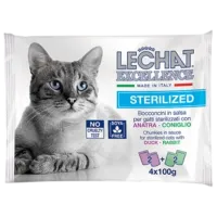 Корм для кошек влажный Monge LeChat Excellence M00803 0.4 кг / Кролик, утка