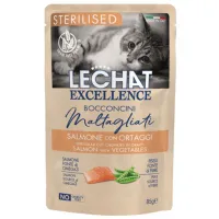 Корм для кошек влажный Monge LeChat Excellence M06191 0.085 г / Лосось, овощи