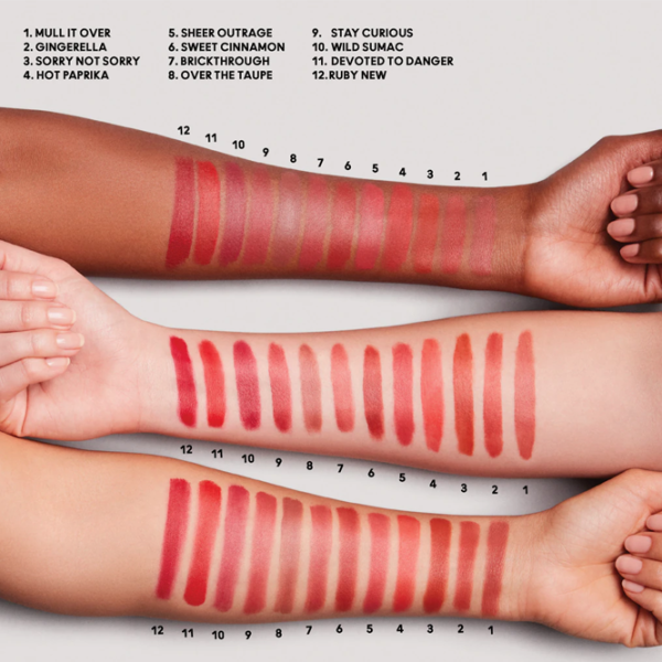Губная помада Mac POWDER KISS VELVET BLUR SLIM Stick/ Persian Red photo 4
