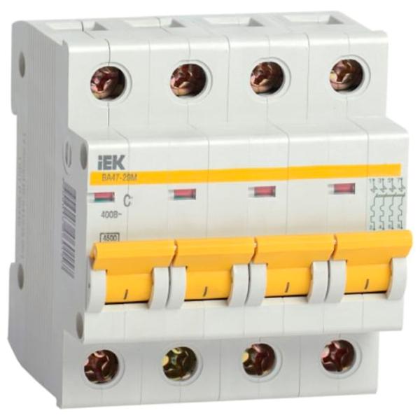 Întrerupător automat IEK MVA21-4-063-C Modulară/ 63 A photo 1