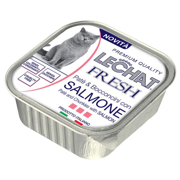 Корм для кошек влажный Monge LeChat Fresh M00670 0.1 кг/ Лосось photo 1 Корм для кошек влажный Monge LeChat Fresh M00670 0.1 кг/ Лосось photo 1