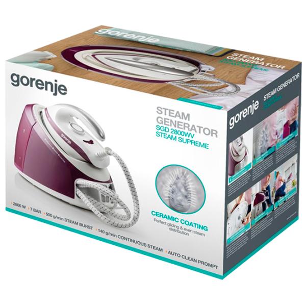 Утюг Gorenje SGD2800WV С парогенератором / 2800 Вт / Пурпурный photo 8