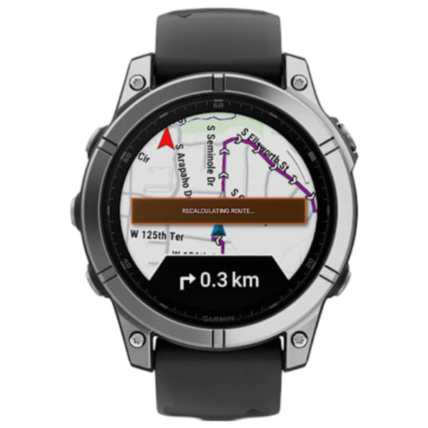 Умные часы Garmin Fenix E 1.3"/ 47 мм/ Серебристый - Чёрный/ 010-03025-00 photo 2