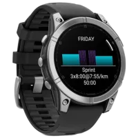 Умные часы Garmin Fenix E 1.3"/ 47 мм/ Серебристый - Чёрный/ 010-03025-00 photo 4