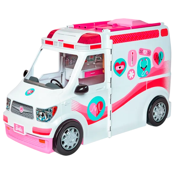 Машинка Mattel Barbie Ambulance FRM19 Pink photo 1