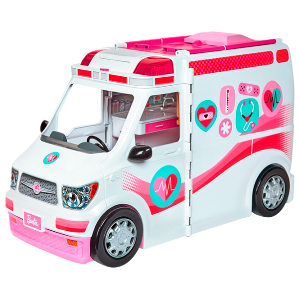 Машинка Mattel Barbie Ambulance FRM19 Pink photo 1