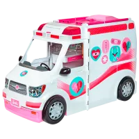Mașină Mattel Barbie Ambulance FRM19 Pink