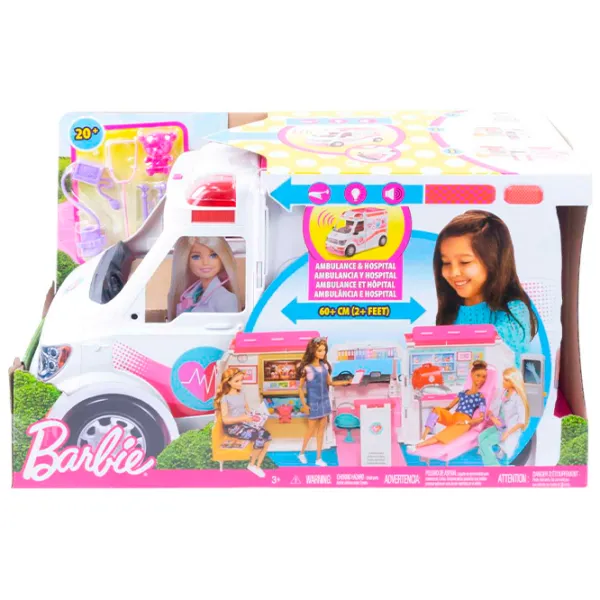 Машинка Mattel Barbie Ambulance FRM19 Pink photo 6