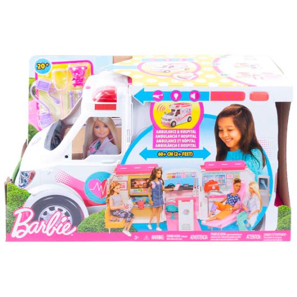 Машинка Mattel Barbie Ambulance FRM19 Pink photo 6