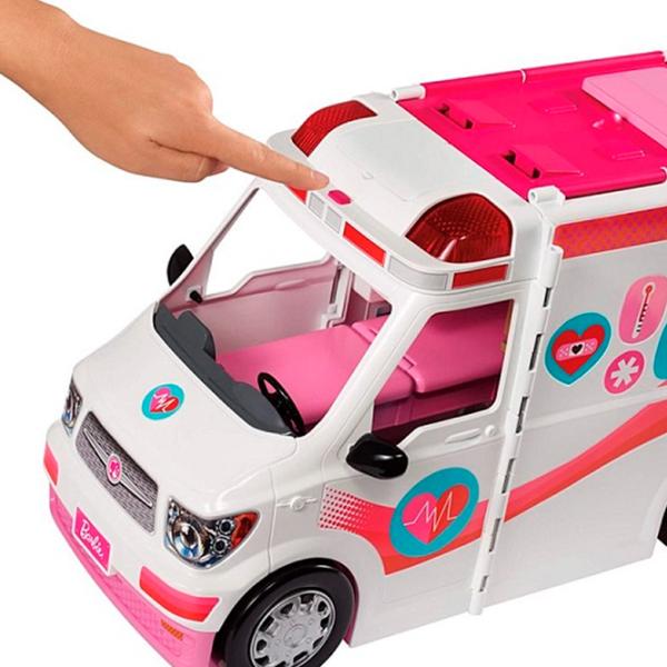 Машинка Mattel Barbie Ambulance FRM19 Pink photo 7