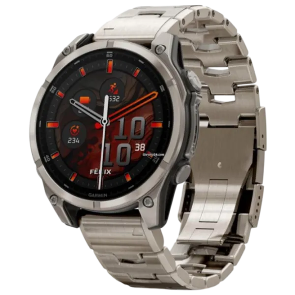 Умные часы Garmin Fenix 8 1.4"/ 47 мм/ Титан - Титан/ 010-02904-40 photo 1