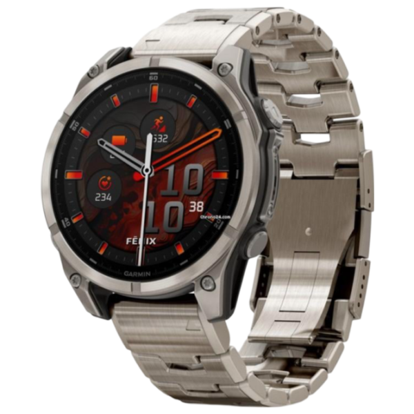 Умные часы Garmin Fenix 8 1.4"/ 47 мм/ Титан - Титан/ 010-02904-40 photo 1