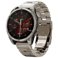 Ceas inteligent Garmin Fenix 8 1.4"/ 47 mm/ Titanium - Titanium/ 010-02904-40
