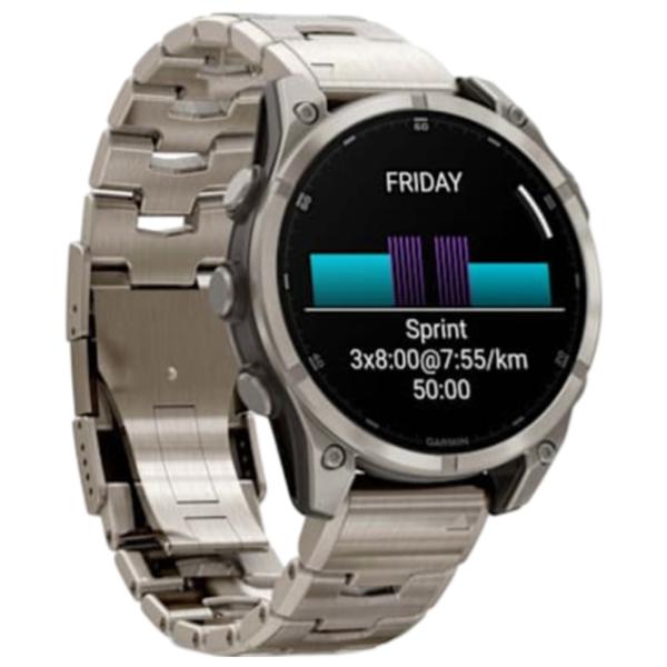 Умные часы Garmin Fenix 8 1.4"/ 47 мм/ Титан - Титан/ 010-02904-40 photo 6