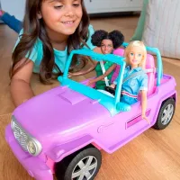 Mașină Mattel Barbie Jeep GMT46 Violet photo 7