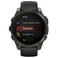 Умные часы Garmin Fenix 8 1.4"/ 47 мм/ Серый - Чёрный/ 010-02904-21 photo 2