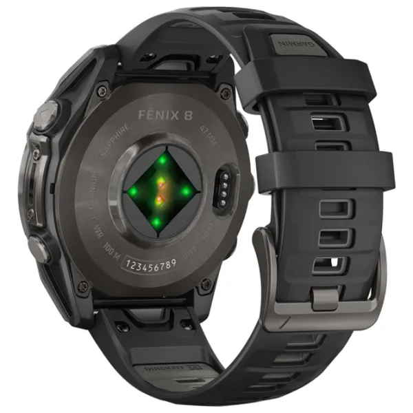 Ceas inteligent Garmin Fenix 8 1.4"/ 47 mm/ Gray - Black/ 010-02904-21 photo 5