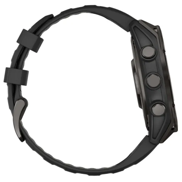 Ceas inteligent Garmin Fenix 8 1.4"/ 47 mm/ Gray - Black/ 010-02904-21 photo 6