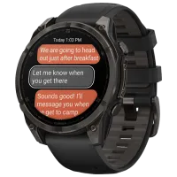 Умные часы Garmin Fenix 8 1.4"/ 47 мм/ Серый - Чёрный/ 010-02904-21 photo 7