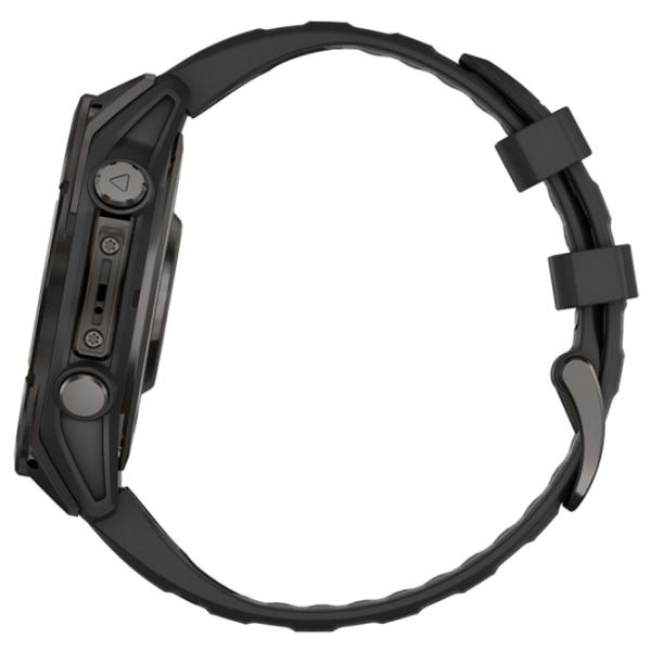 Ceas inteligent Garmin Fenix 8 1.4"/ 47 mm/ Gray - Black/ 010-02904-21 photo 8