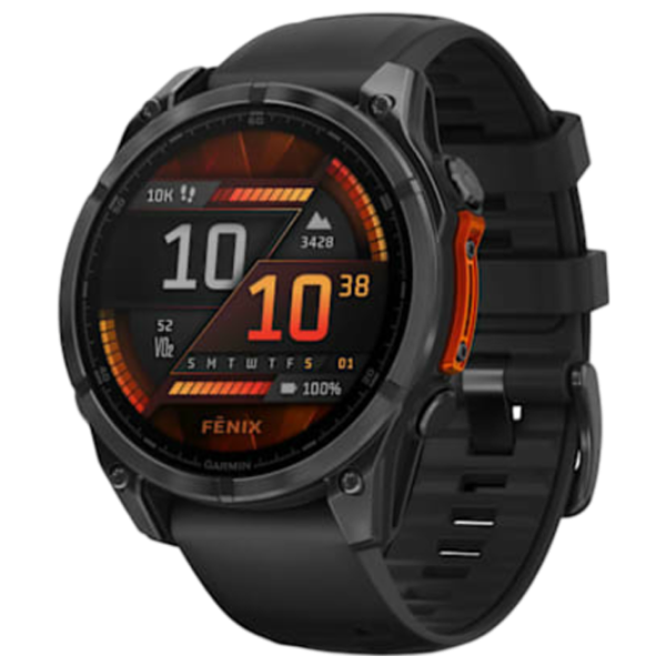 Ceas inteligent Garmin Fenix 8 1.4"/ 47 mm/ Slate Gray - Black/ 010-02904-00 photo 1
