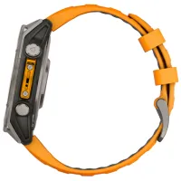 Ceas inteligent Garmin Fenix 8 1.4"/ 47 mm/ Titanium - Orange/ 010-02904-11 photo 5