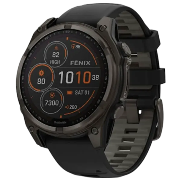 Умные часы Garmin Fenix 8 1.4"/ 47 мм/ Серый - Чёрный/ 010-02906-11 photo 1