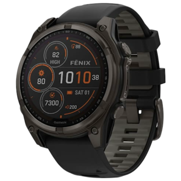Умные часы Garmin Fenix 8 1.4"/ 47 мм/ Серый - Чёрный/ 010-02906-11 photo 1