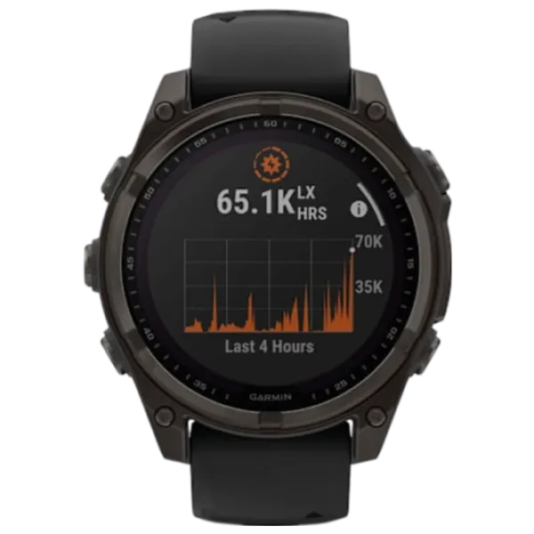Умные часы Garmin Fenix 8 1.4"/ 47 мм/ Серый - Чёрный/ 010-02906-11 photo 2