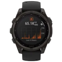 Ceas inteligent Garmin Fenix 8 1.4"/ 47 mm/ Gray - Black/ 010-02906-11 photo 2