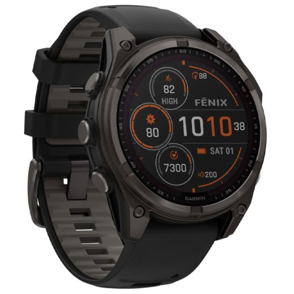 Умные часы Garmin Fenix 8 1.4"/ 47 мм/ Серый - Чёрный/ 010-02906-11 photo 3
