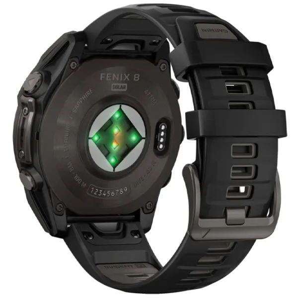 Умные часы Garmin Fenix 8 1.4"/ 47 мм/ Серый - Чёрный/ 010-02906-11 photo 5
