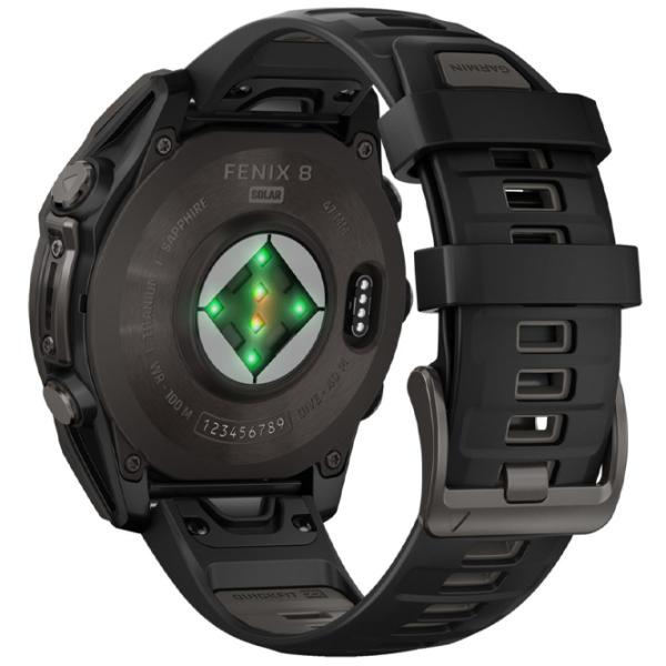 Умные часы Garmin Fenix 8 1.4"/ 47 мм/ Серый - Чёрный/ 010-02906-11 photo 5