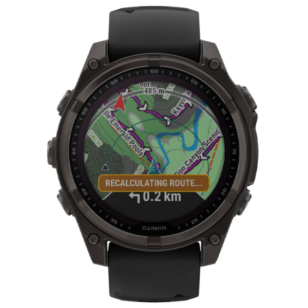 Умные часы Garmin Fenix 8 1.4"/ 47 мм/ Серый - Чёрный/ 010-02906-11 photo 6
