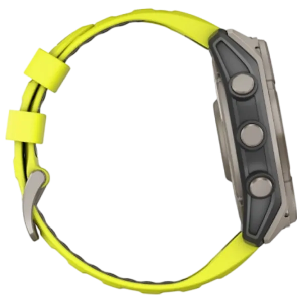 Ceas inteligent Garmin Fenix 8 1.4"/ 47 mm/ Titanium - Yellow/ (010-02906-21 photo 4 Ceas inteligent Garmin Fenix 8 1.4"/ 47 mm/ Titanium - Yellow/ (010-02906-21 photo 4