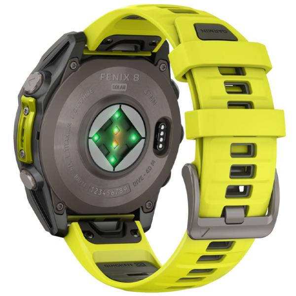 Ceas inteligent Garmin Fenix 8 1.4"/ 47 mm/ Titanium - Yellow/ (010-02906-21 photo 5 Ceas inteligent Garmin Fenix 8 1.4"/ 47 mm/ Titanium - Yellow/ (010-02906-21 photo 5
