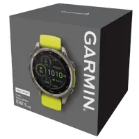 Умные часы Garmin Fenix 8 1.4"/ 47 мм/ Титан - Жёлтый/ (010-02906-21 photo 7
