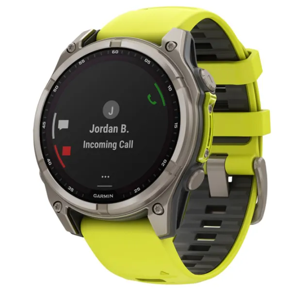 Ceas inteligent Garmin Fenix 8 1.4"/ 47 mm/ Titanium - Yellow/ (010-02906-21 photo 9 Ceas inteligent Garmin Fenix 8 1.4"/ 47 mm/ Titanium - Yellow/ (010-02906-21 photo 9