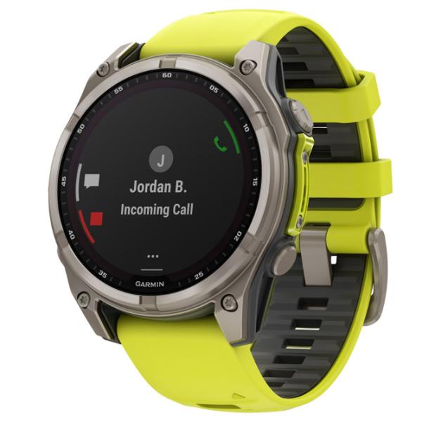 Ceas inteligent Garmin Fenix 8 1.4"/ 47 mm/ Titanium - Yellow/ (010-02906-21 photo 9 Ceas inteligent Garmin Fenix 8 1.4"/ 47 mm/ Titanium - Yellow/ (010-02906-21 photo 9